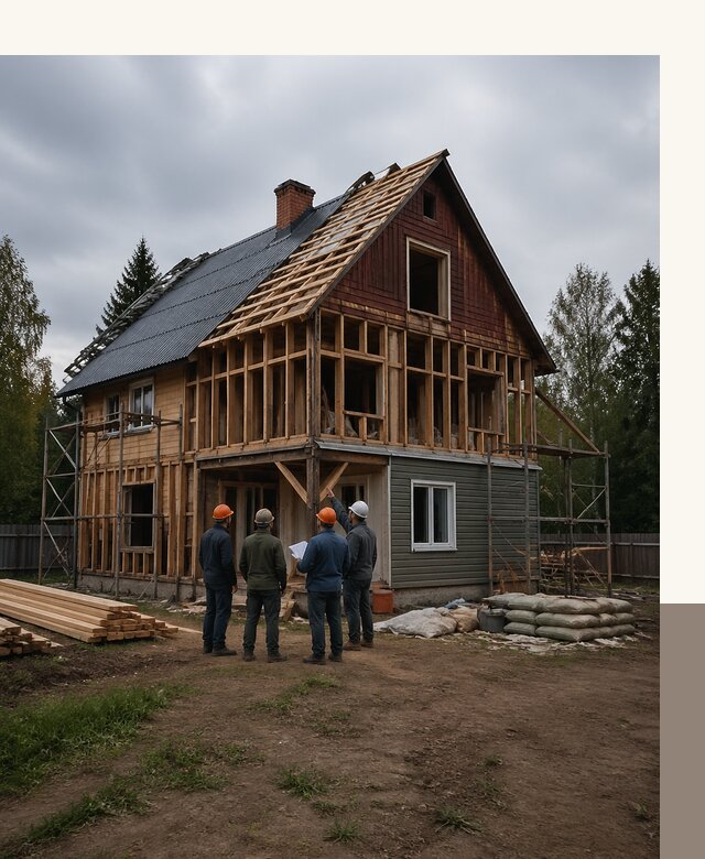 Реконструкция дачного дома в Бузулуке под ключ с проектом