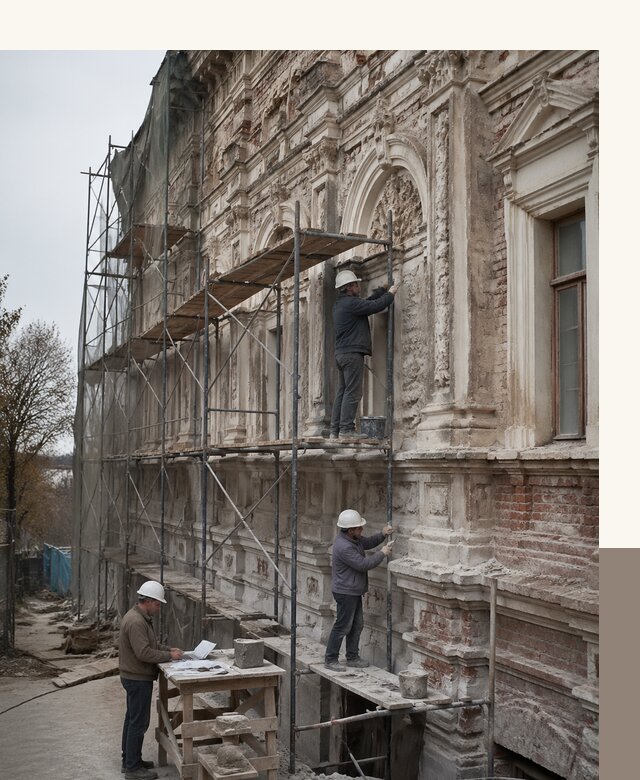Реставрация объектов культурного наследия под ключ в Бузулуке